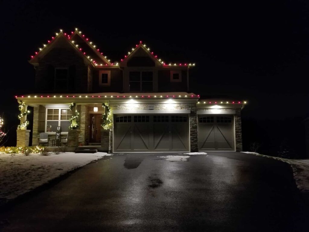 residential Christmas light installation Lincolnshire IL