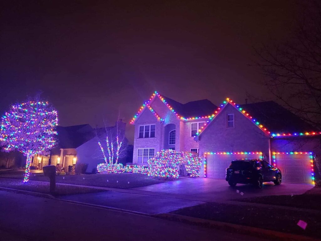 residential holiday lighting service Batavia IL